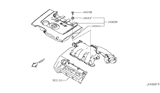 Diagram for 2001 Nissan Maxima Exhaust Manifold