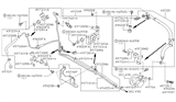 Diagram for 2001 Nissan Maxima P/S Pump & Hoses, Steering Gear & Linkage