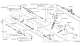 Diagram for 2001 Nissan Maxima P/S Pump & Hoses, Steering Gear & Linkage