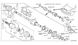 Diagram for 2003 Nissan Maxima Drive Axles - Front