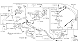 Diagram for 2001 Nissan Maxima P/S Pump & Hoses, Steering Gear & Linkage