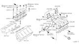 Diagram for 2001 Nissan Maxima Exhaust Manifold