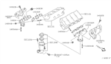 Diagram for 2001 Nissan Maxima Exhaust Manifold