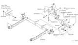 Diagram for 2001 Nissan Maxima Rear Suspension
