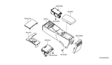 Diagram for 2009 Nissan Maxima Center Console