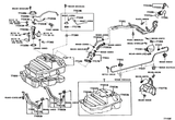 Diagram for 2005 Toyota Land Cruiser Fuel System Components