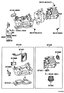 Diagram for 2005 Toyota Land Cruiser Heater Core & Control Valve