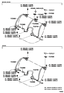 Diagram for 2001 Toyota Camry Front Seat Belts