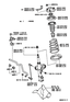 Diagram for 2001 Toyota Camry Stabilizer Bar & Components - Front