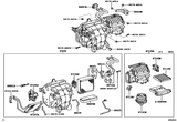 Diagram for 2008 Toyota Solara A/C Evaporator & Heater Components