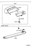 Diagram for 2002 Toyota Camry High Mount Lamps