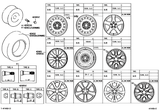 Diagram for 2005 Toyota Camry Wheels