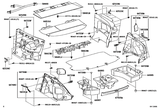 Diagram for 2008 Scion tC Interior Trim - Rear Body