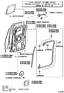 Diagram for 2006 Toyota Tacoma Interior Trim - Rear Door