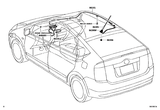 Diagram for 2008 Toyota Prius Antenna & Radio