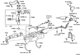 Diagram for 2009 Toyota Sequoia Fuel System Components