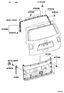 Diagram for 2009 Toyota Sequoia Interior Trim - Lift Gate