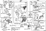 Diagram for 2009 Toyota Sequoia Front Console