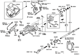 Diagram for 2003 Toyota Avalon Shroud, Switches & Levers