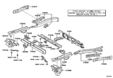 Diagram for 2007 Toyota Sienna Rear Body - Floor & Rails