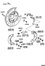 Diagram for 2001 Toyota Solara Parking Brake