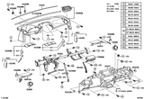 Diagram for 2006 Toyota RAV4 Instrument Panel Components