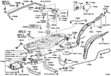Diagram for 2006 Toyota RAV4 Fuel System Components
