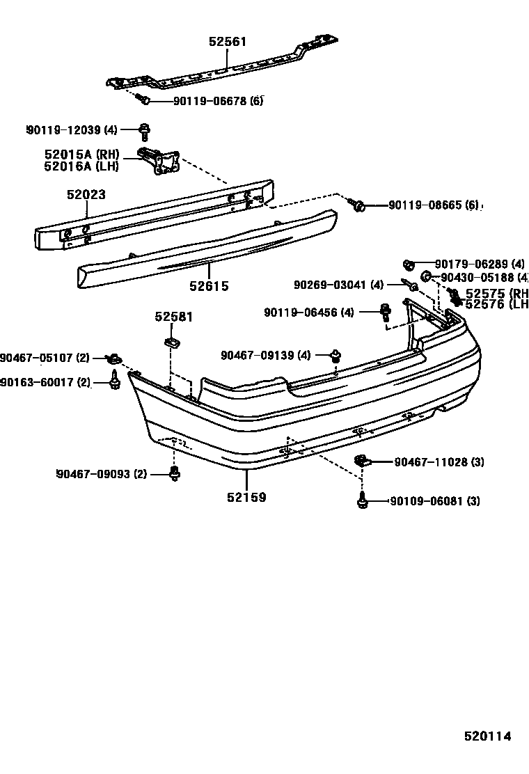 Toyota 90109-06081 Bolt