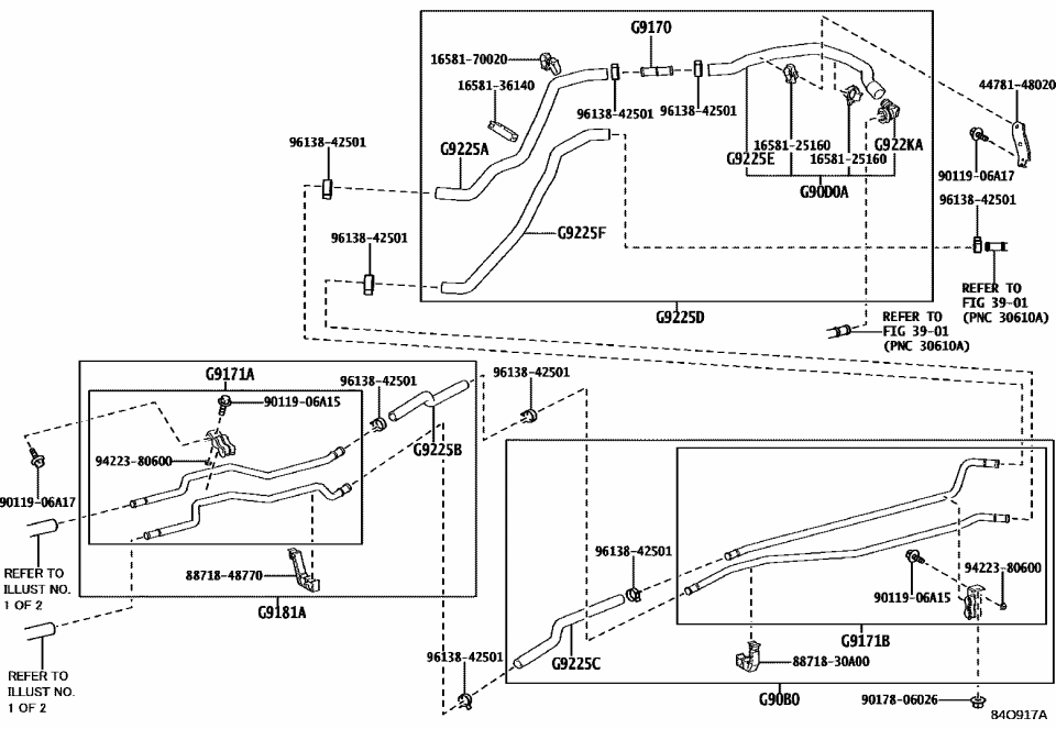 Toyota G90B0-30070 PIPE ASSY, INVERTER