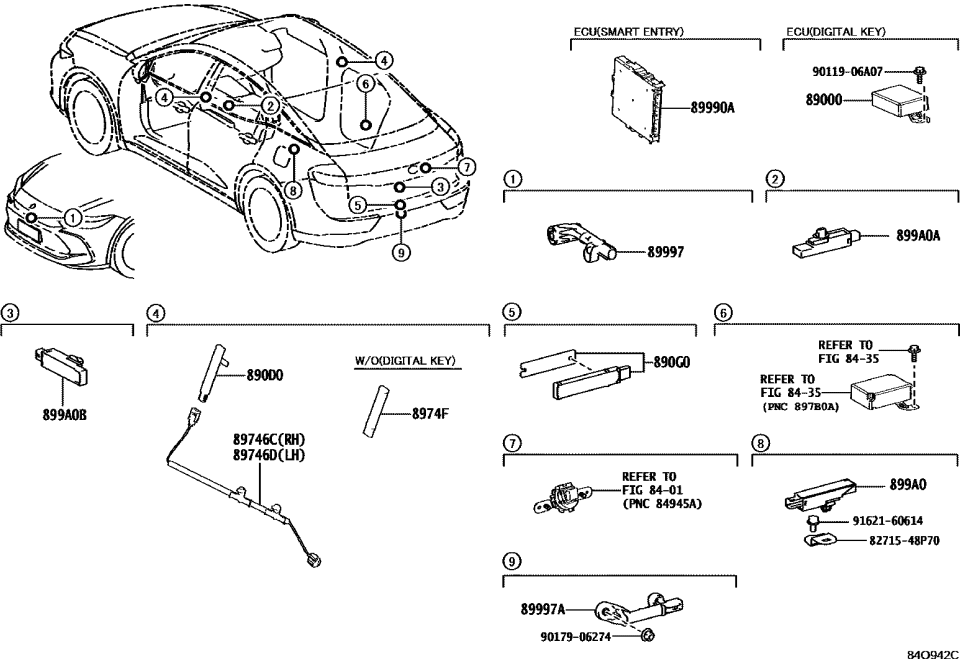 Toyota 89746-30160 HARNESS, ELECTRICAL
