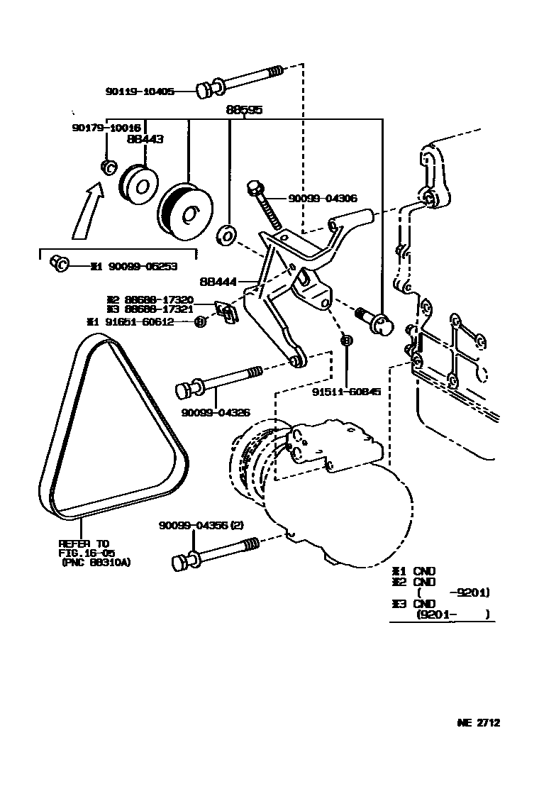 Toyota 88688-17321 Bracket, Cooler