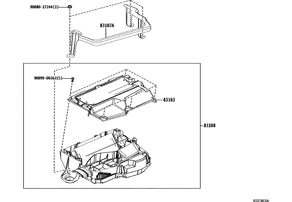 Toyota 83163-08010 Plate, Combination M