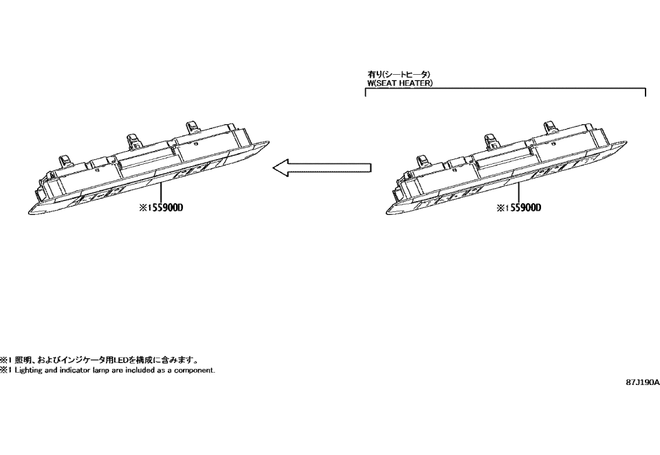 Toyota 55900-08290-B0 Heater Control