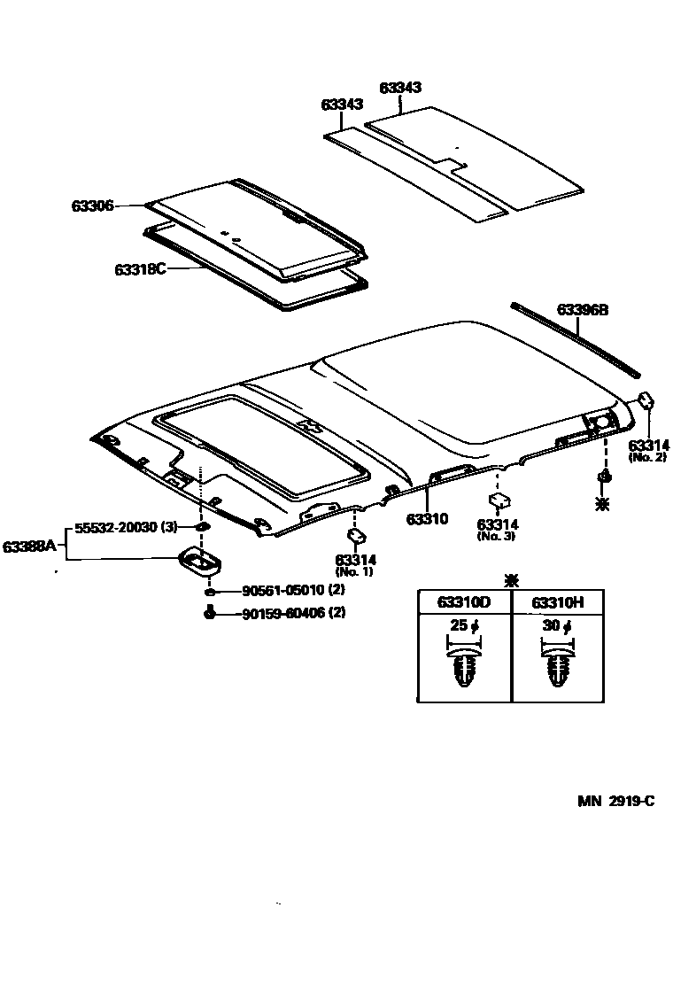 Toyota 90159-60406 Screw, w/Washer