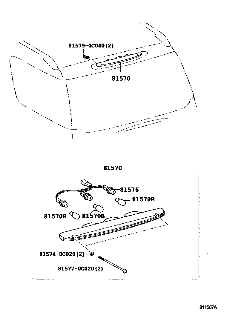 Toyota 81574-0C020 Washer