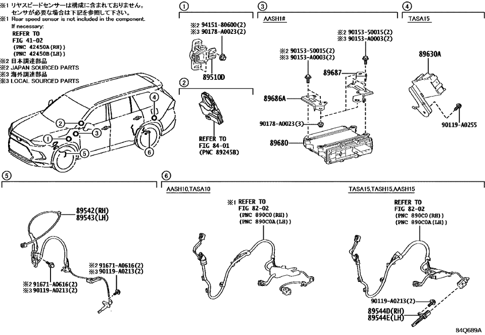 Toyota 89630-48141 COMPUTER ASSY, TRACT