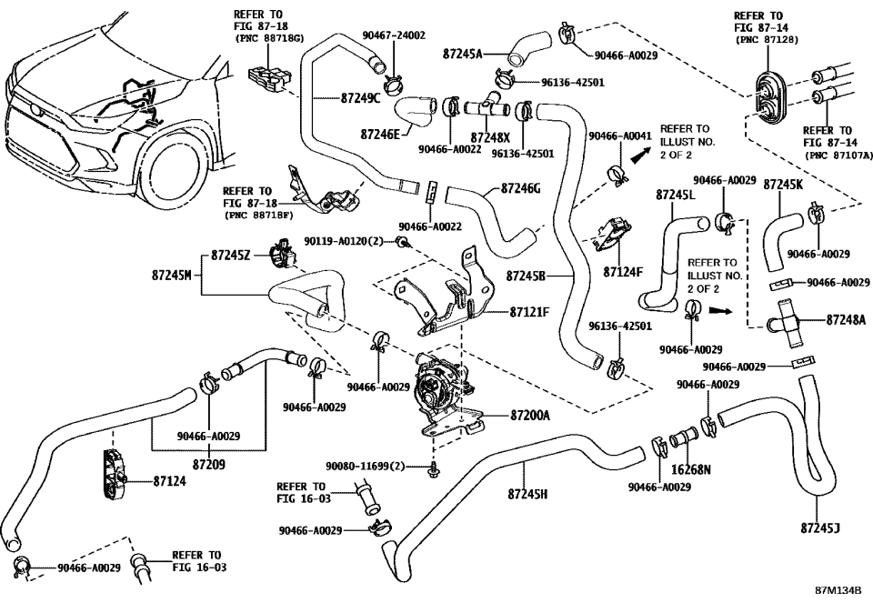 Toyota 87121-0E060 BRACKET, HEATER