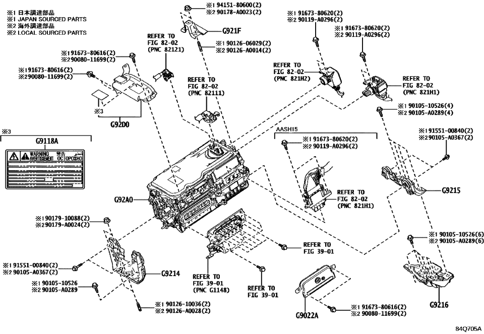 Toyota 90126-10036 Stud, HEXALOBULAR