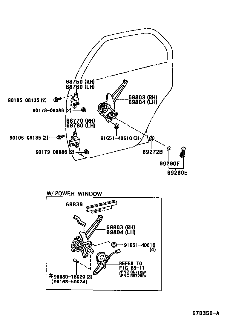Toyota 90168-50024 Screw, Tapping