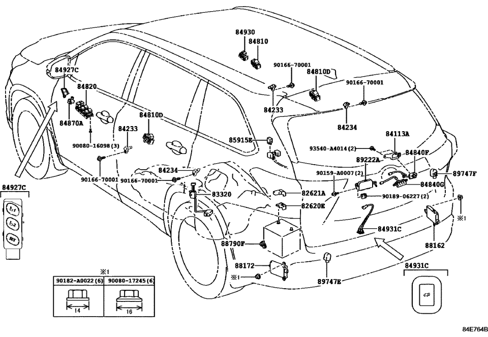 Toyota 93540-A4014 Screw, Tapping