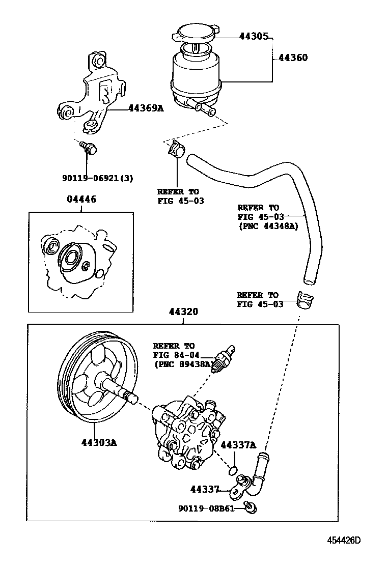 Toyota 90119-06921 Bolt, w/Washer