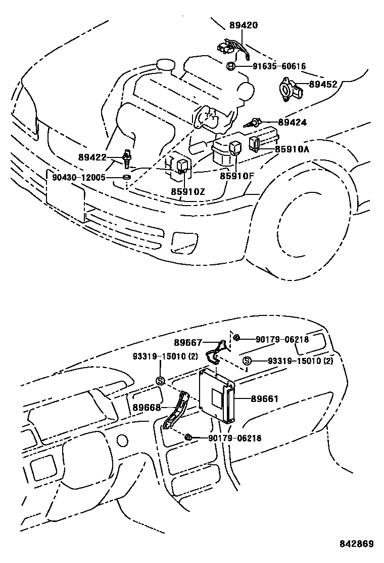Toyota 90179-06218 Nut