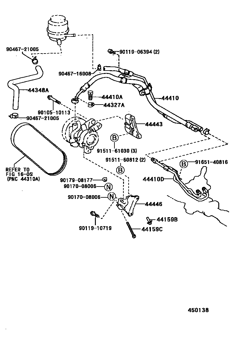 Toyota 90119-06394 Bolt, w/Washer