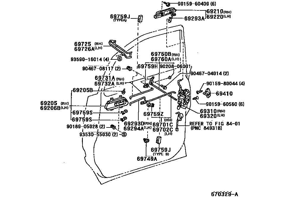 Toyota 90159-60409 Screw, w/Washer
