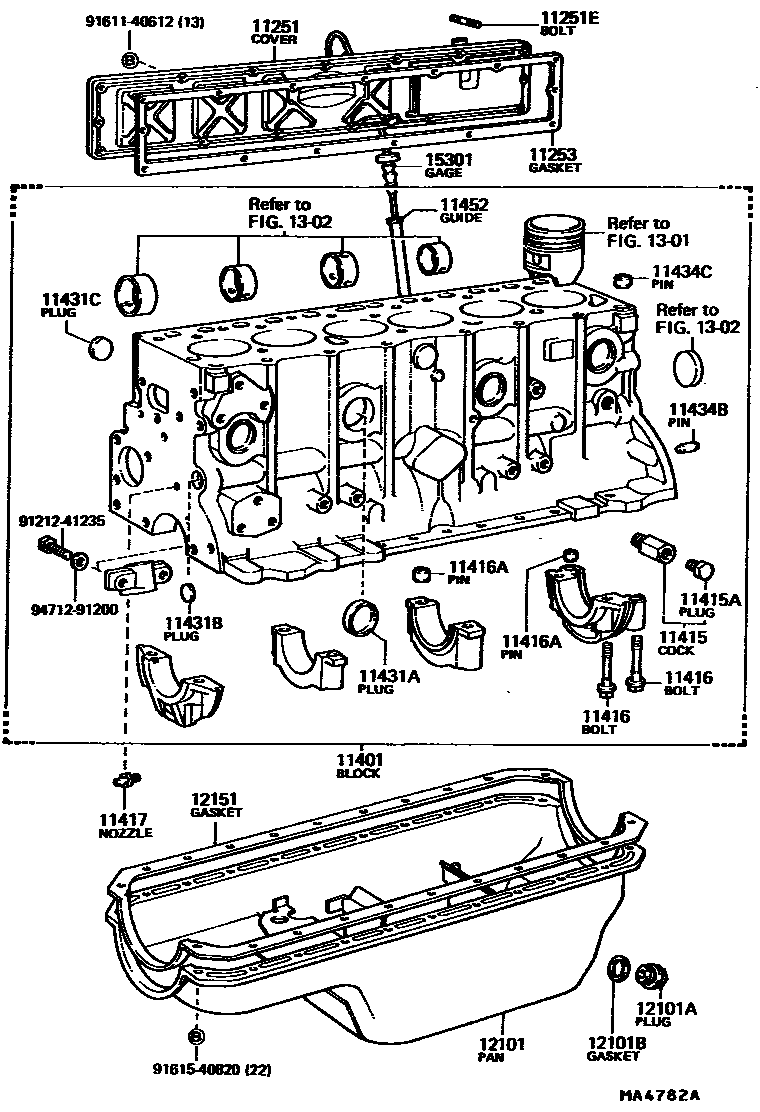 Toyota 91212-41235 Bolt