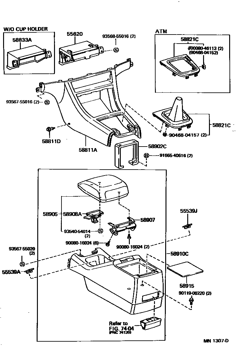 Toyota 90080-16024 Screw, Binding TAPPI