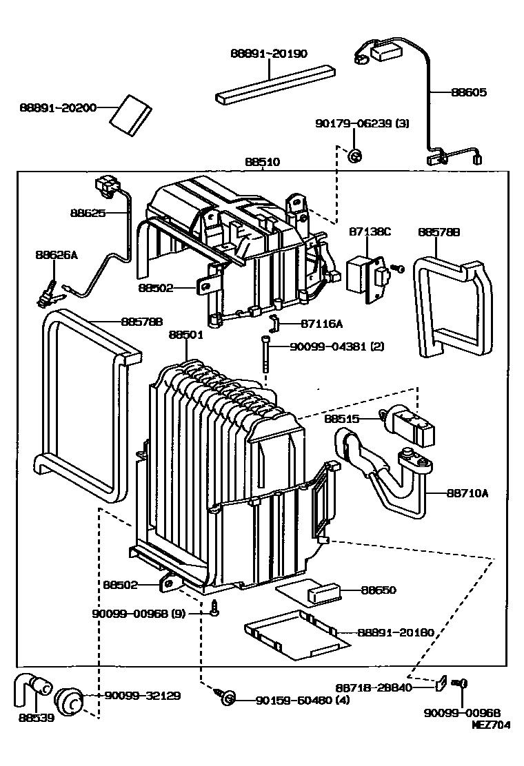 Toyota 90159-60480 Screw, W/WASHER TAPP
