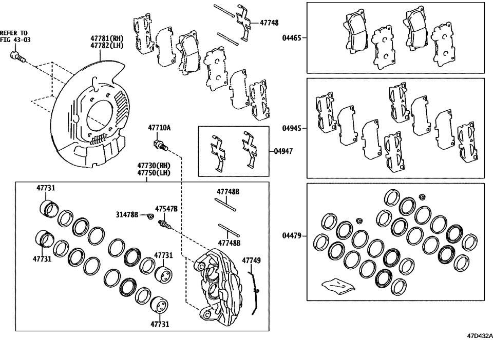 Toyota 90105-A0464 BOLT, FLANGE