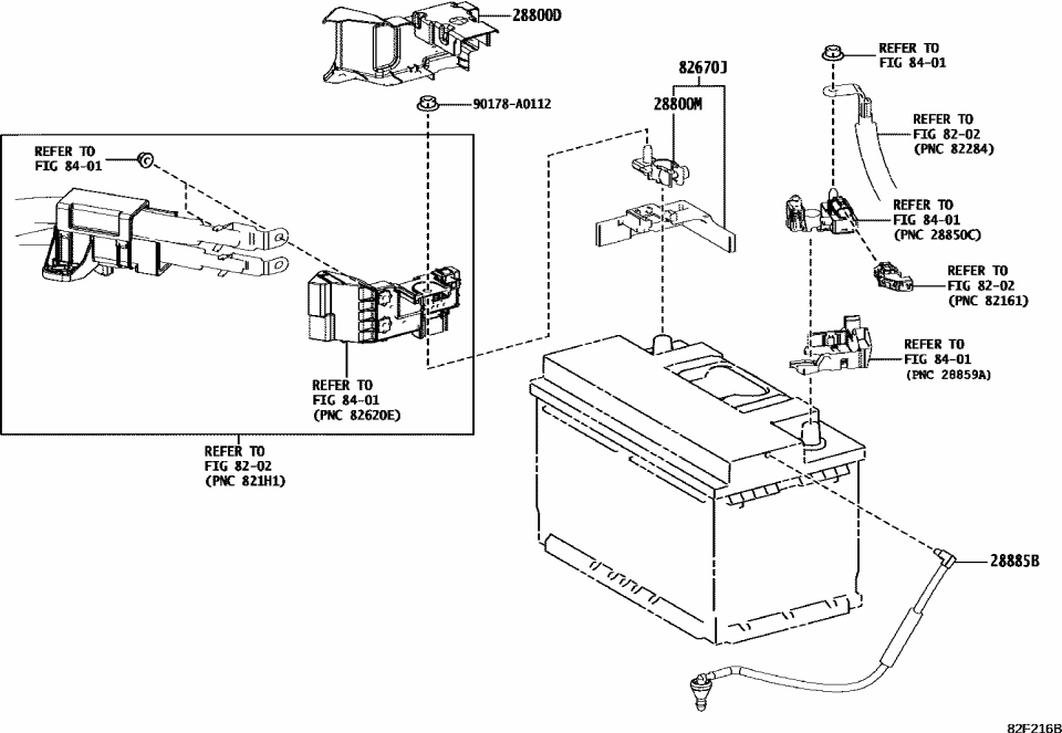 Toyota 28885-F4010 HOSE, BATTERY