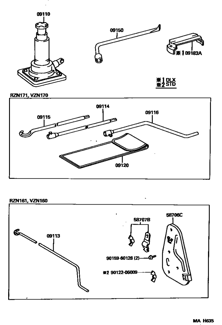 Toyota 90122-06009 Bolt, Wing